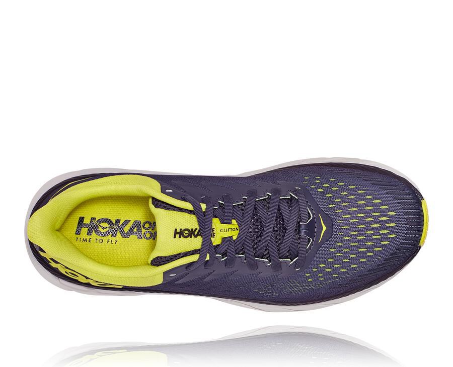 Chaussure Running Hoka One One Clifton 7 Homme - Bleu Marine - IBJ-487531